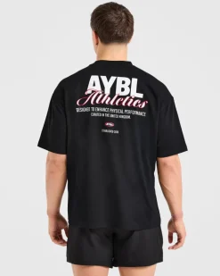 Athletics Script Oversized T Shirt