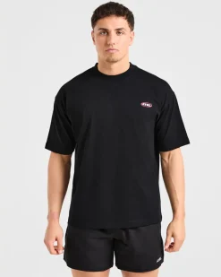 Athletics Script Oversized T Shirt