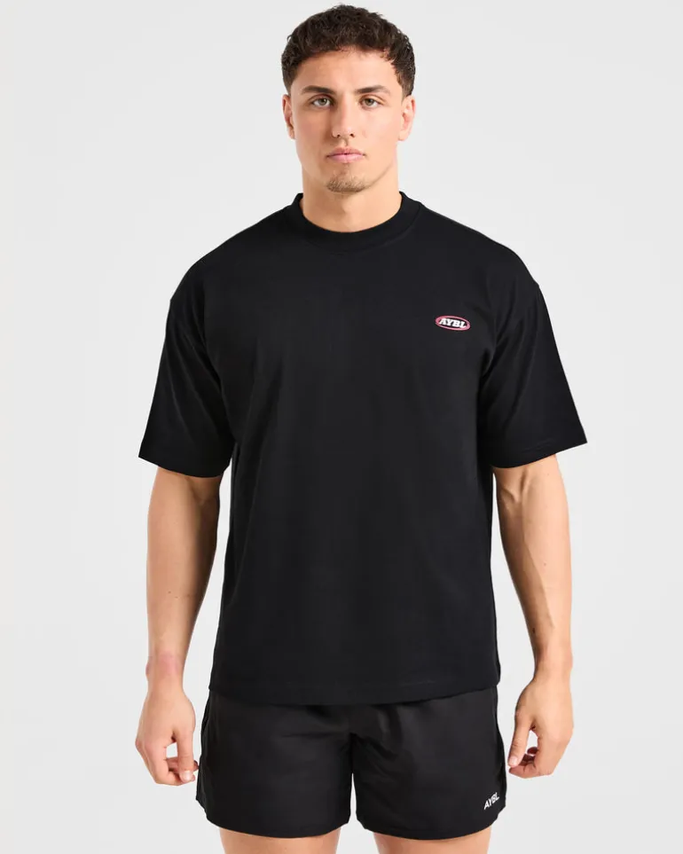 Athletics Script Oversized T Shirt