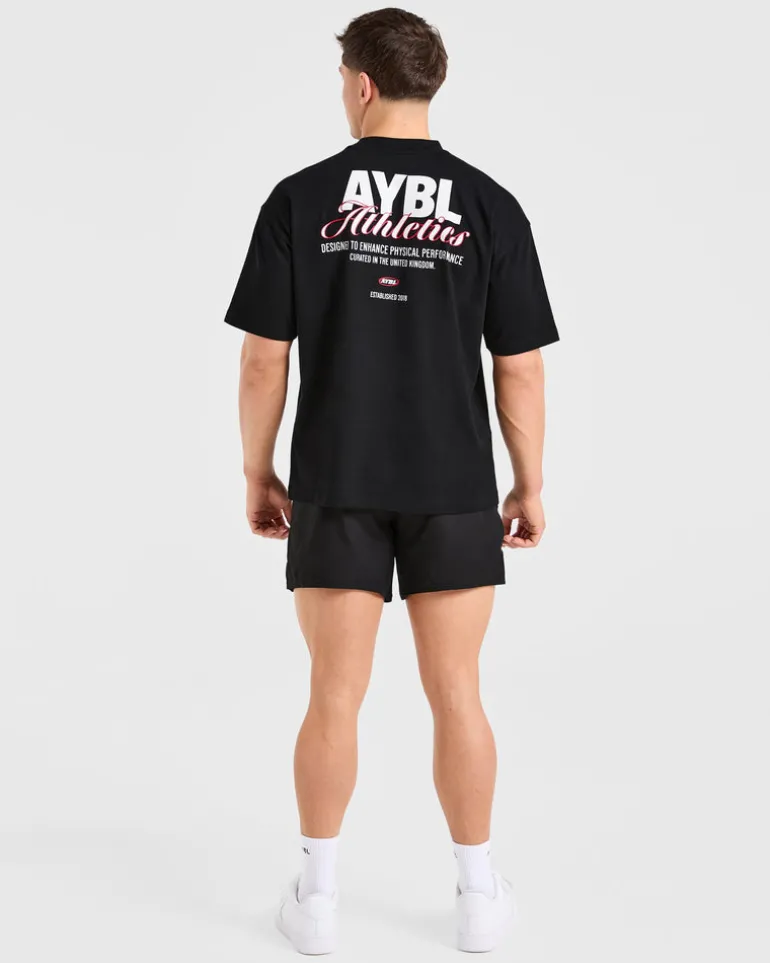Athletics Script Oversized T Shirt