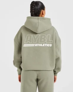 Athletics Track Oversized Hoodie