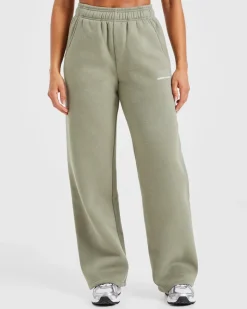 Athletics Track Oversized Straight Leg Joggers