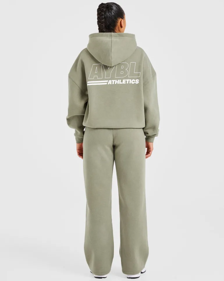 Athletics Track Oversized Straight Leg Joggers