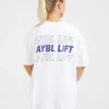 AYBL Lift Italic Oversized T Shirt