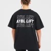 AYBL Lift Italic Oversized T Shirt