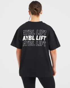 AYBL Lift Italic Oversized T Shirt