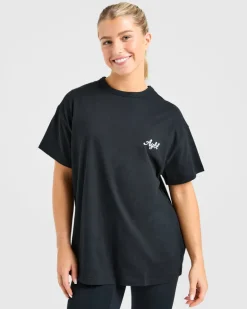 Body Achieve Mind Believe Oversized T Shirt