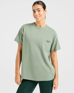 Body Achieve Mind Believe Oversized T Shirt