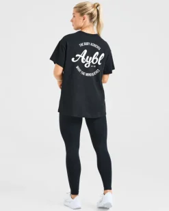 Body Achieve Mind Believe Oversized T Shirt