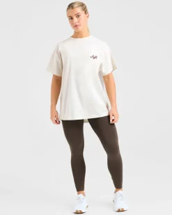 Body Achieve Mind Believe Oversized T Shirt