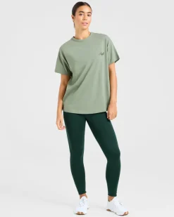Body Achieve Mind Believe Oversized T Shirt