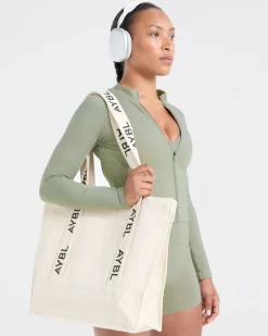 Branded Strap Tote Bag