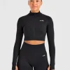Empower Seamless Crop Zip Jacket