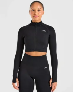 Empower Seamless Crop Zip Jacket