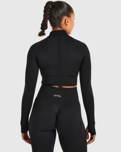 Empower Seamless Crop Zip Jacket