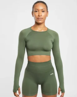 Empower Seamless Long Sleeve Crop Top