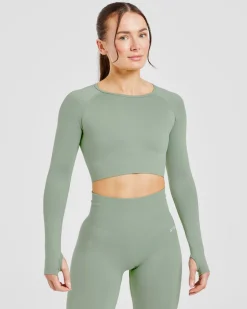 Empower Seamless Long Sleeve Crop Top