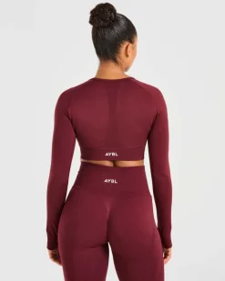Empower Seamless Long Sleeve Crop Top