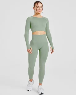 Empower Seamless Long Sleeve Crop Top
