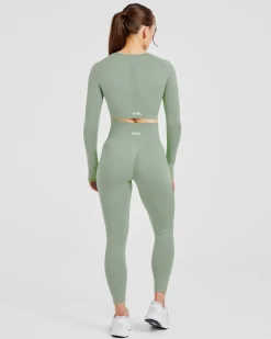 Empower Seamless Long Sleeve Crop Top