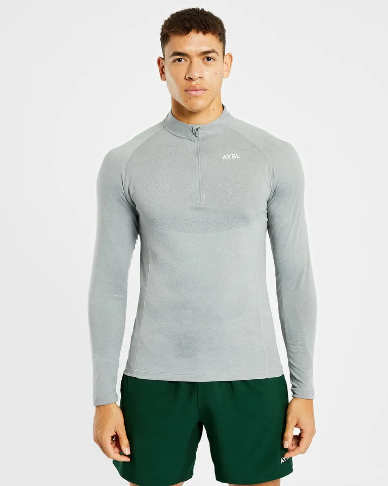 Essential Seamless 1/4 Zip Pullover