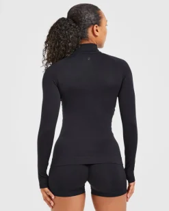 Essential Seamless 1/2 Zip Pullover