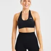 Essential Seamless Halterneck Sports Bra