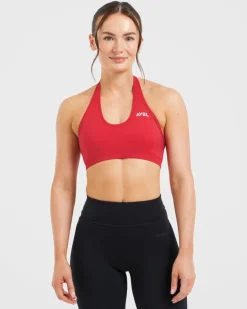 Essential Seamless Halterneck Sports Bra