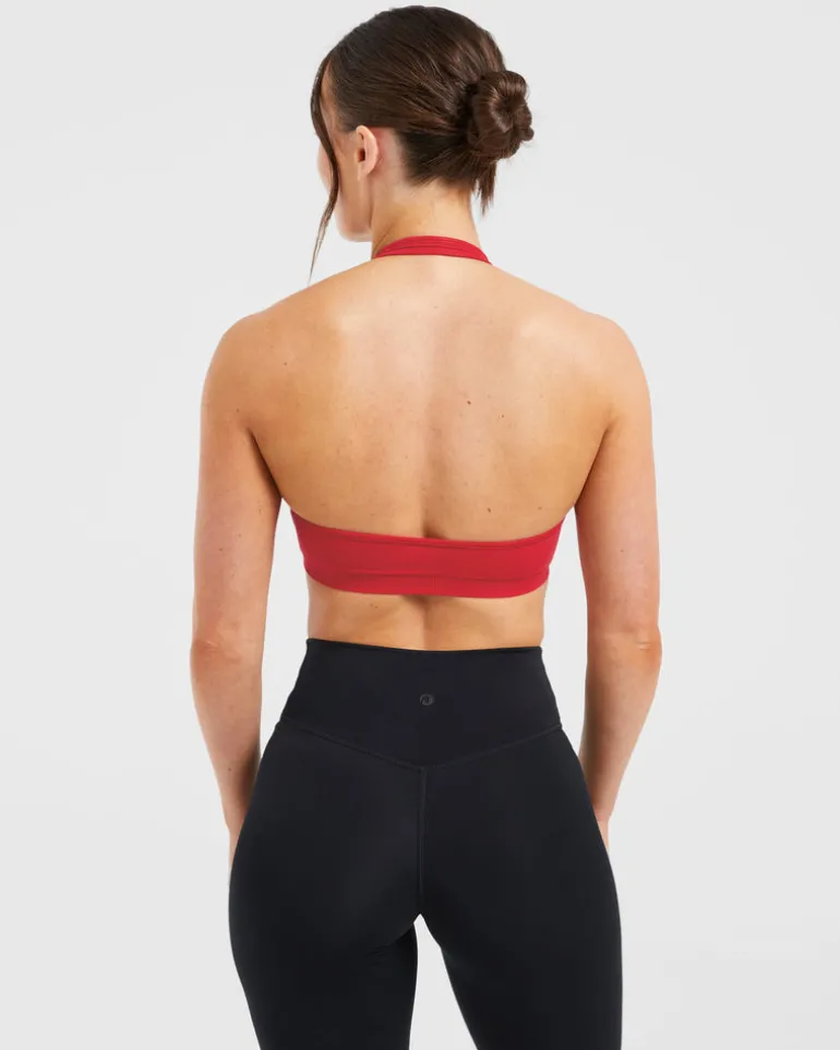 Essential Seamless Halterneck Sports Bra