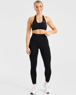 Essential Seamless Halterneck Sports Bra