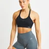Essential Seamless Ruched Sports Bra