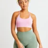 Essential Seamless V Neck Sports Bra