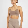 Essential Seamless V Neck Sports Bra
