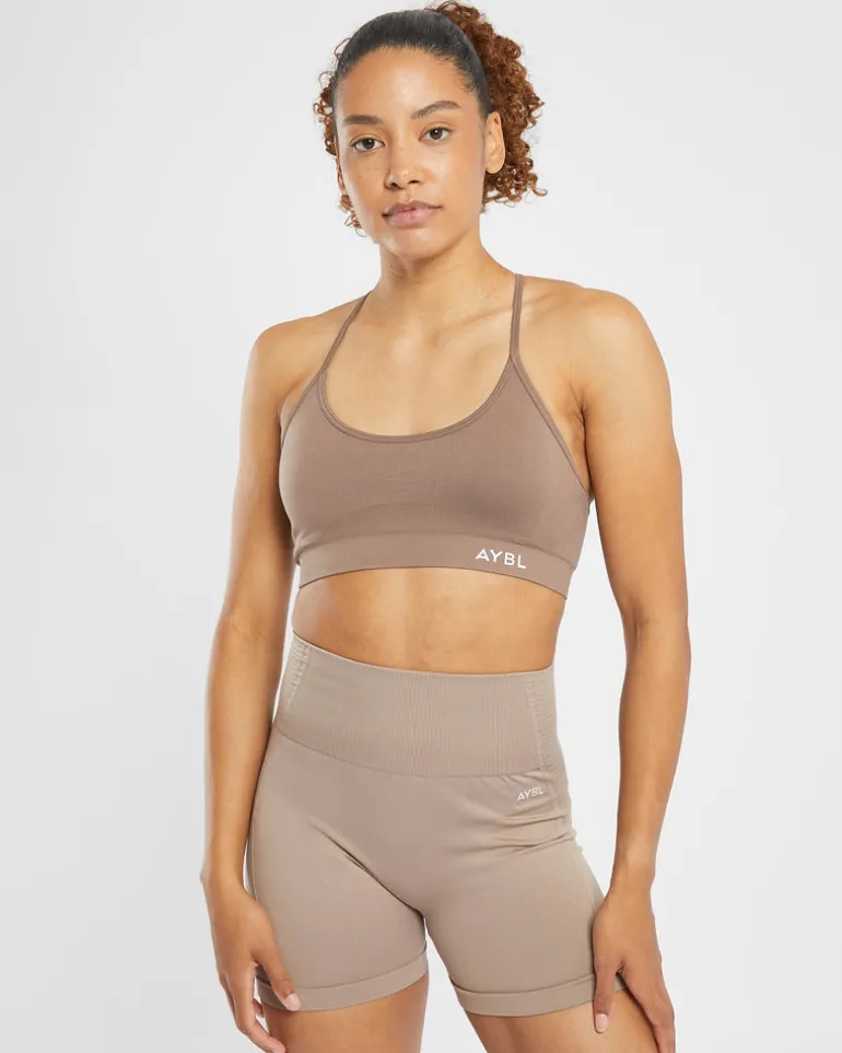 Essential Seamless V Neck Sports Bra