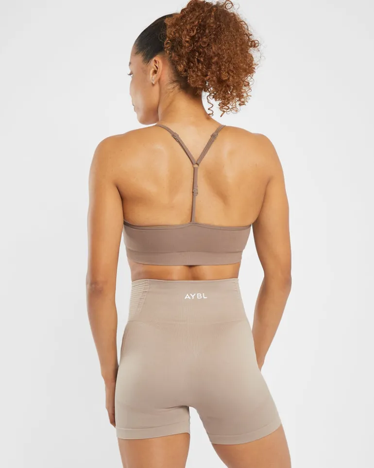 Essential Seamless V Neck Sports Bra