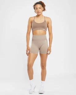 Essential Seamless V Neck Sports Bra