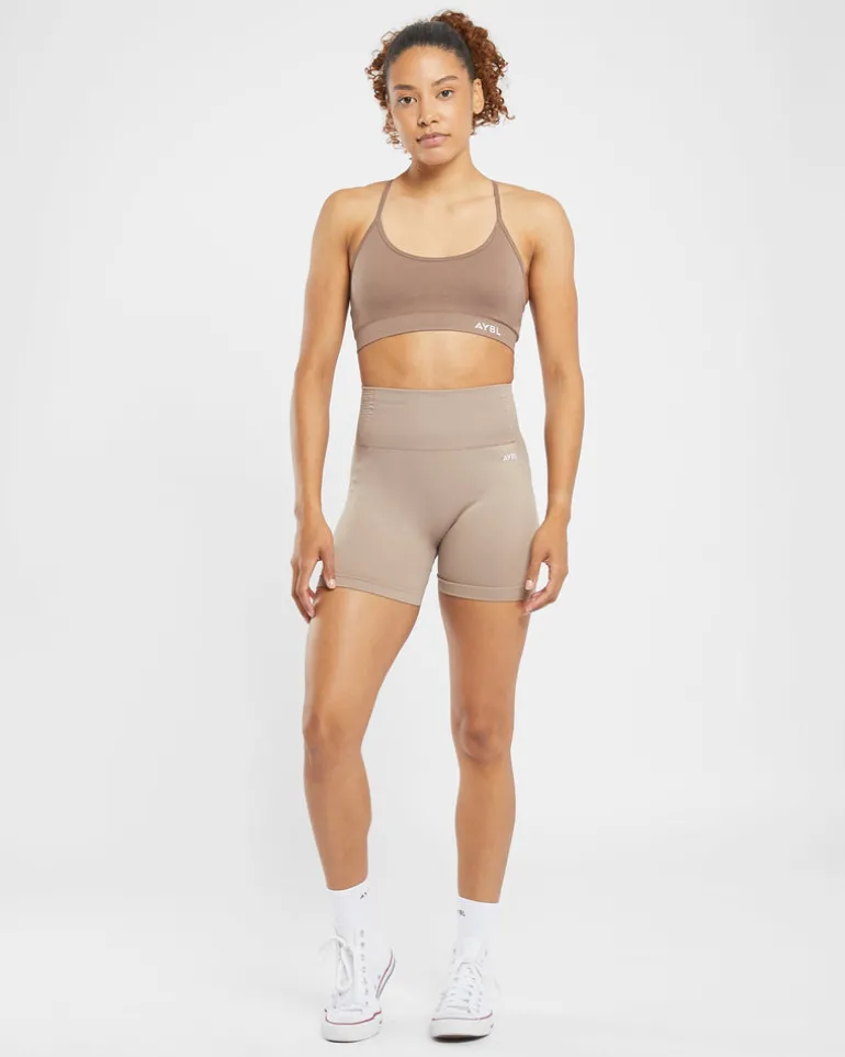 Essential Seamless V Neck Sports Bra