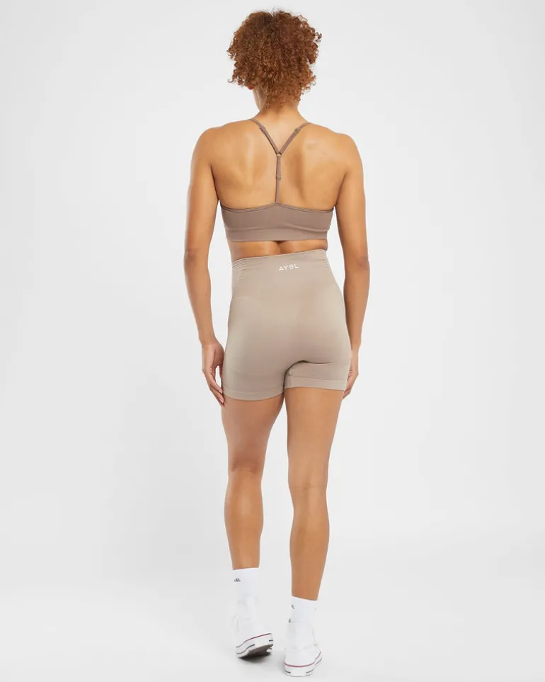 Essential Seamless V Neck Sports Bra