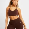 Essential V Neck Sports Bra