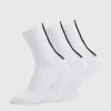 Everyday Back Stripe Crew Socks (3 Pack)