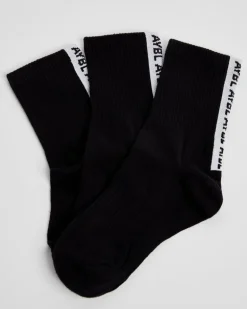 Everyday Back Stripe Crew Socks (3 Pack)