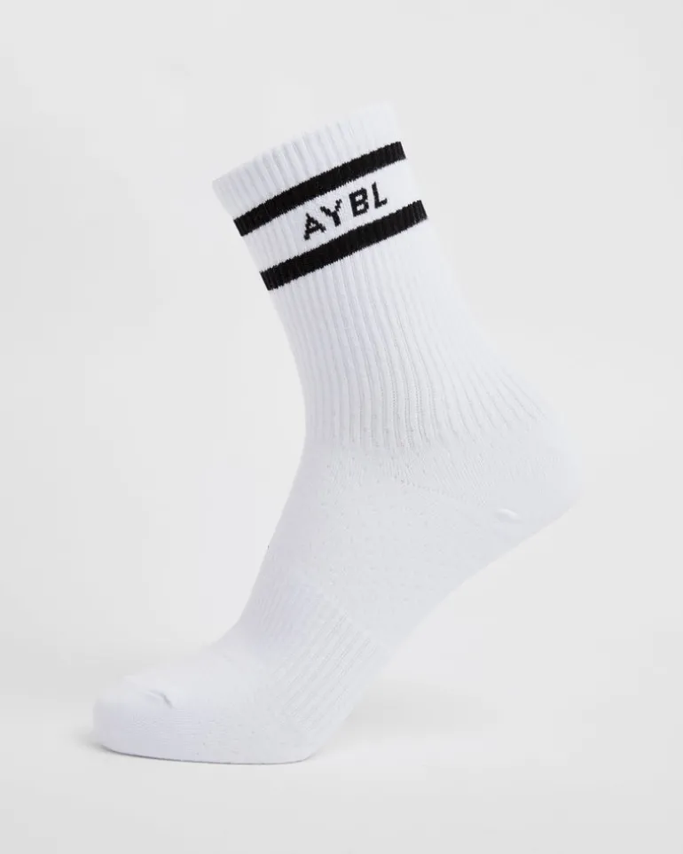 Everyday Double Stripe Crew Socks (3 Pack)