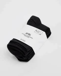 Everyday Embroidered Crew Socks (3 Pack)