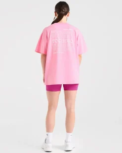 Focused Wavy Oversized T Shirt