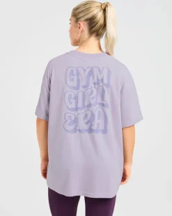 Gym Girl Era Oversized T Shirt
