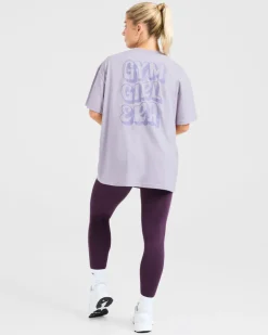 Gym Girl Era Oversized T Shirt