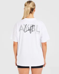 Lift Graphic Oversized T Shirt