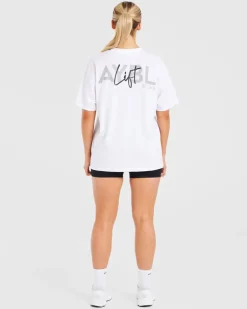 Lift Graphic Oversized T Shirt