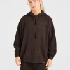 Lounge Oversized Knit Hoodie