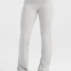 Lounge Ribbed Foldover Flared Leggings
